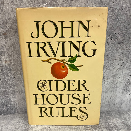 the cider house rules book, by john irving, 1985 Hardcover, First Edition image 1