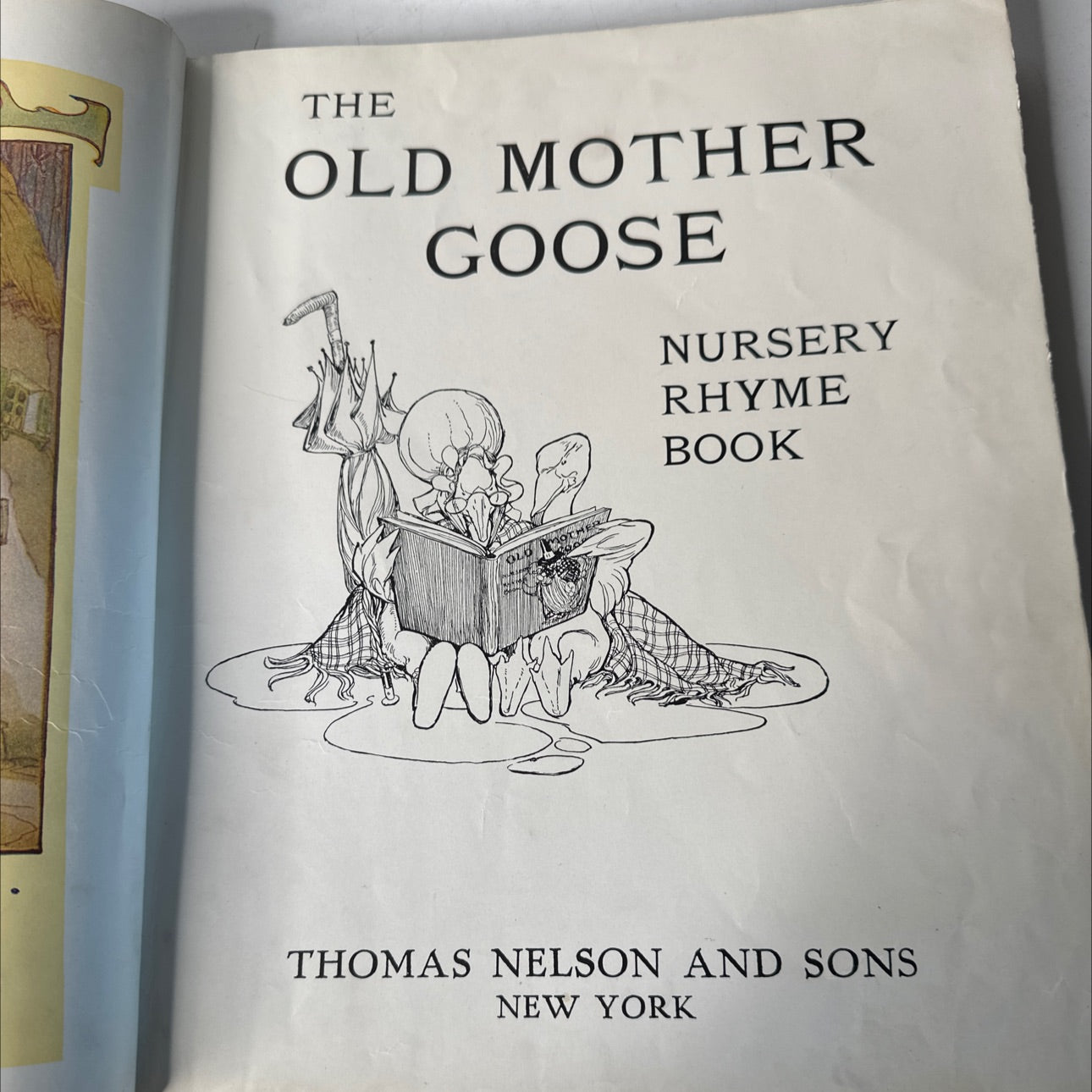 the cold mother goose nursery rhyme book book, by unknown, 1970 Hardcover, Vintage image 2