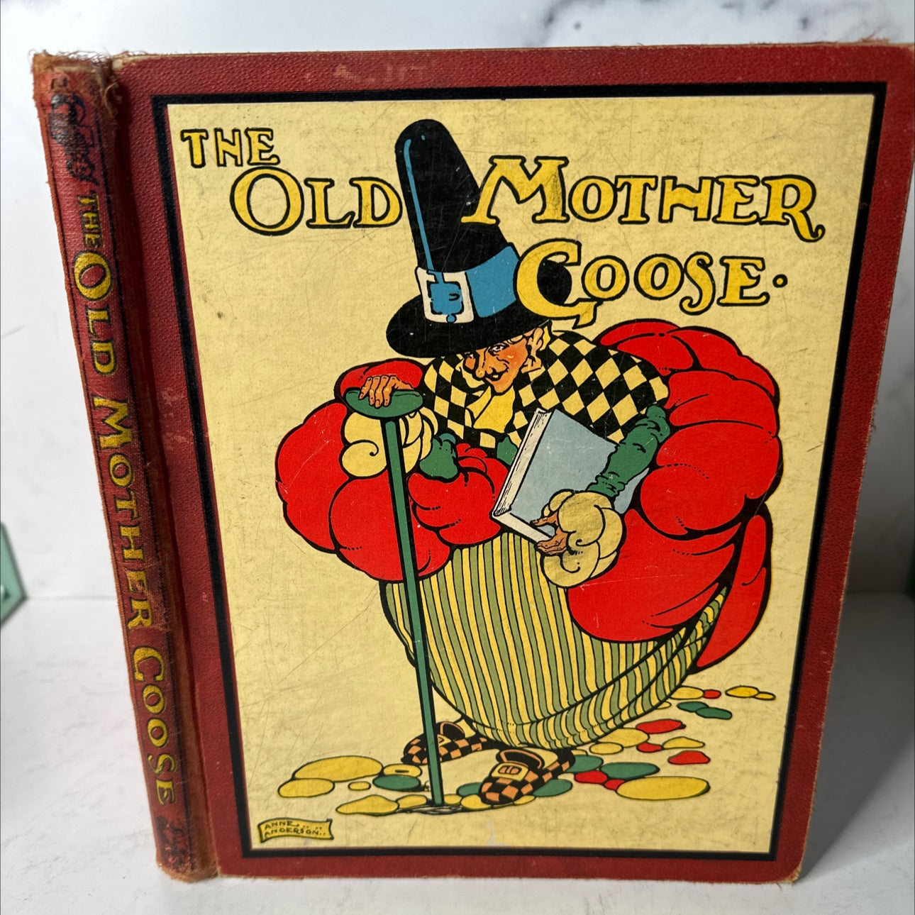 the cold mother goose nursery rhyme book book, by unknown, 1970 Hardcover, Vintage image 1