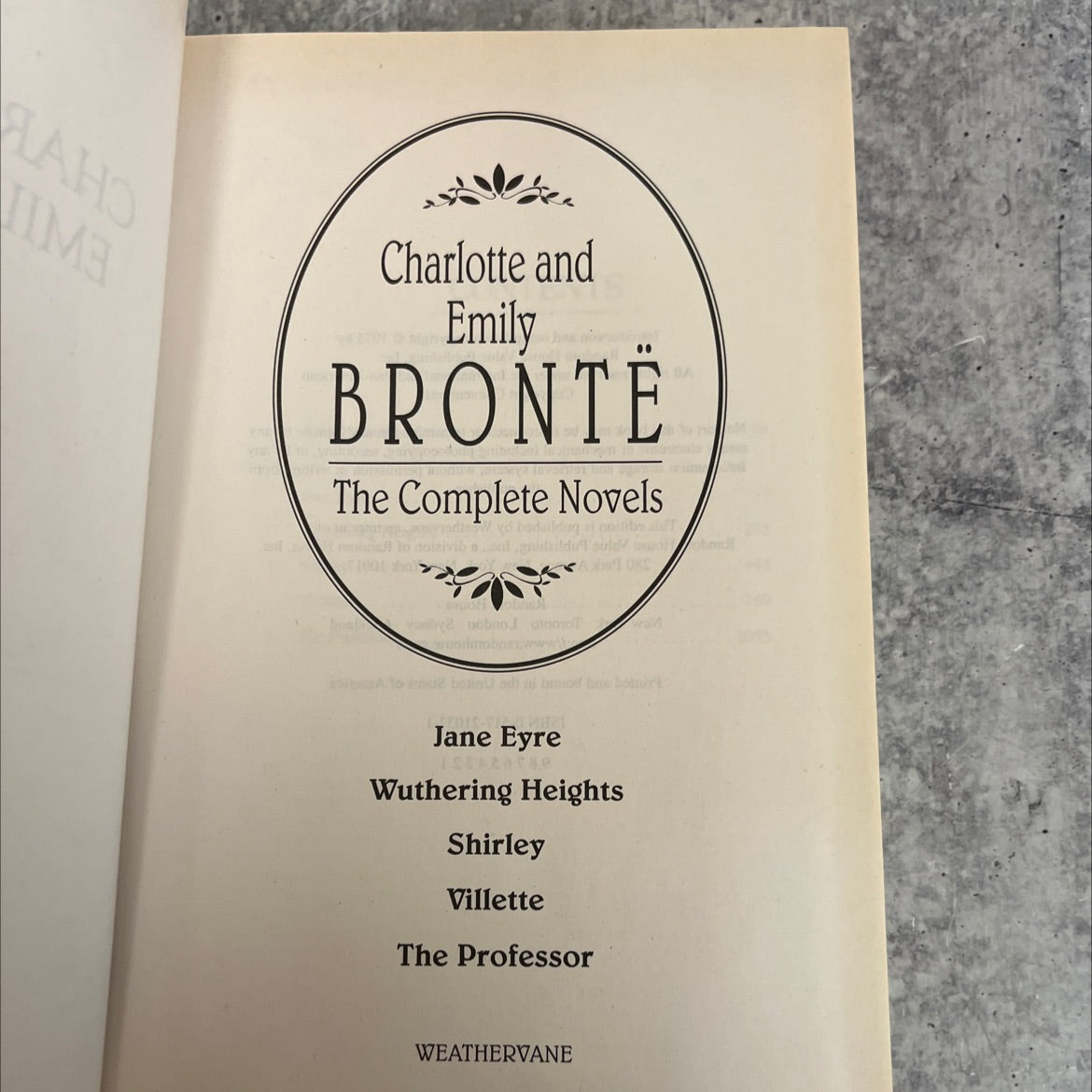 the complete novels of charlotte and emily brontë book, by charlotte brontë, emily brontë, 1975 Leather image 2