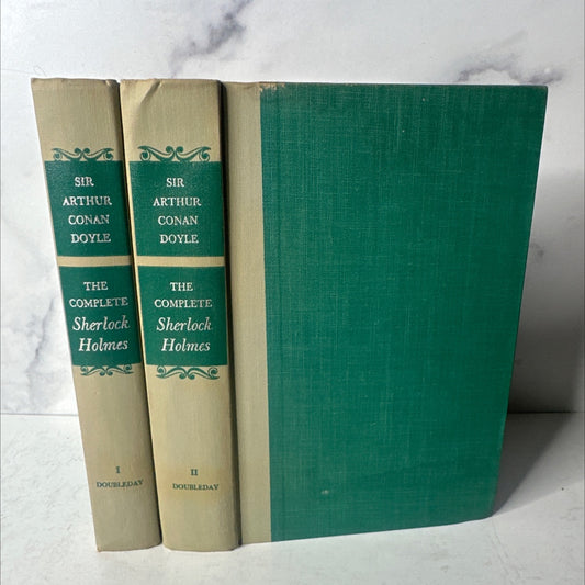 2 books - the complete sherlock holmes book, by sir arthur conan doyle, 1953 Hardcover, Vintage image 1