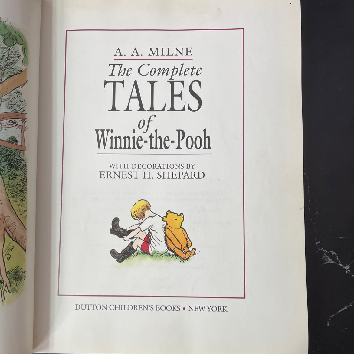 the complete tales of winnie-the-pooh book, by A. A. Milne, 1994 Hardcover image 2