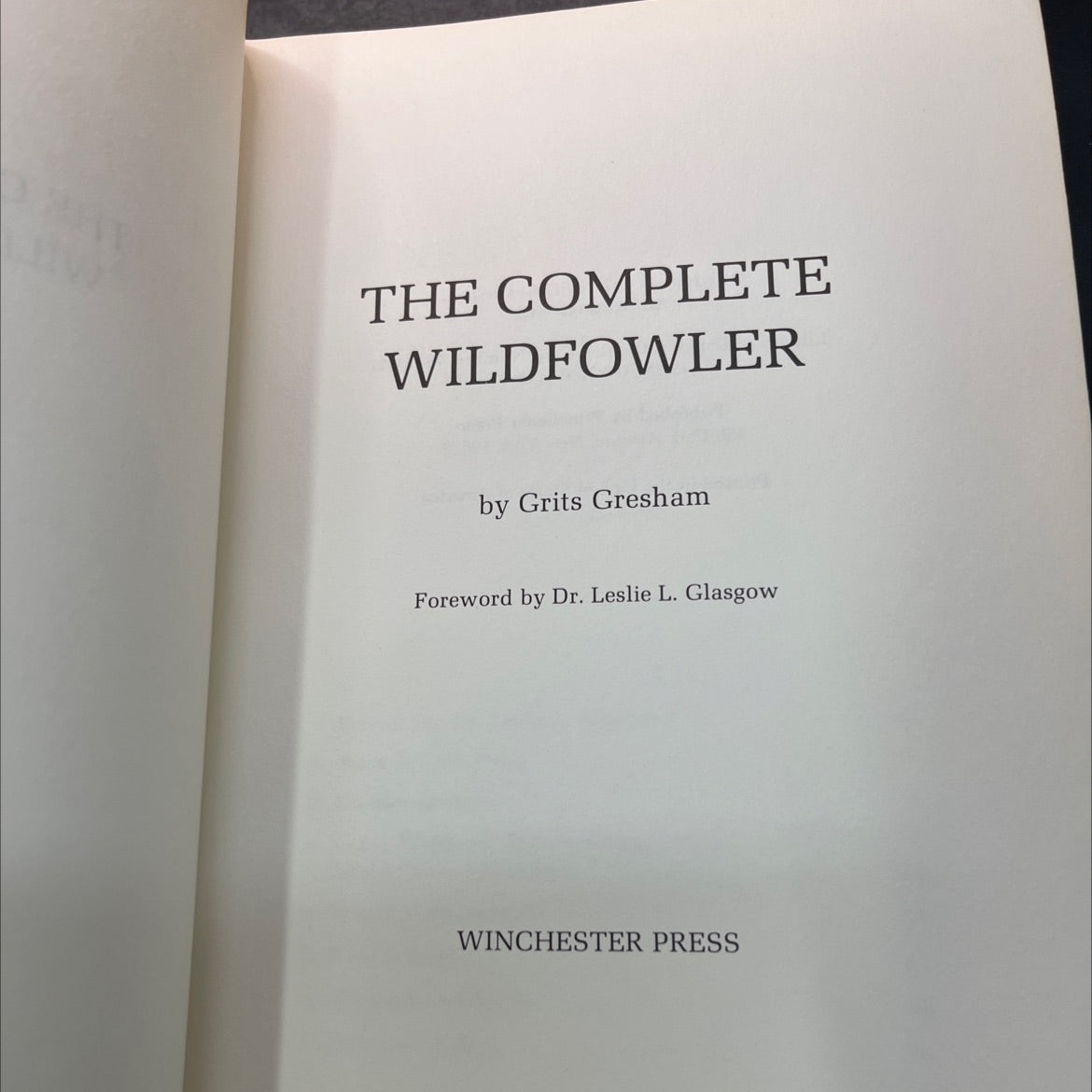 the complete wildfowler book, by Grits Gresham, 1973 Hardcover, Vintage image 2