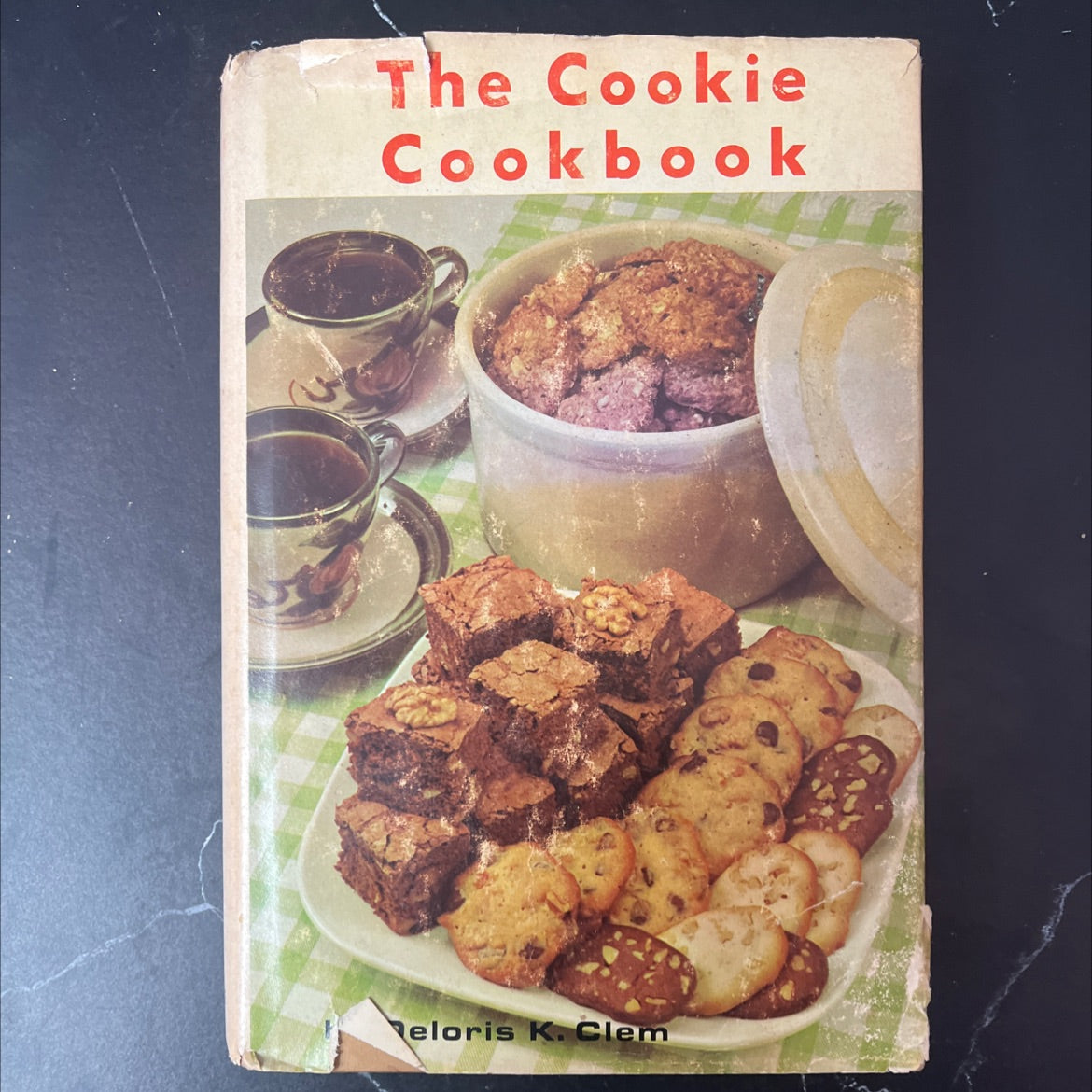 the cookie cookbook book, by deloris kitchel, 1966 Hardcover, Vintage image 1