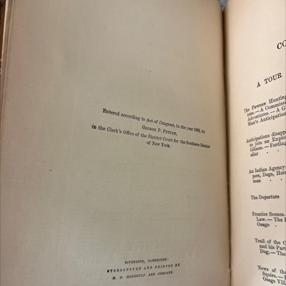 the crayon miscellany book, by washington irving, 1869 Leather image 3