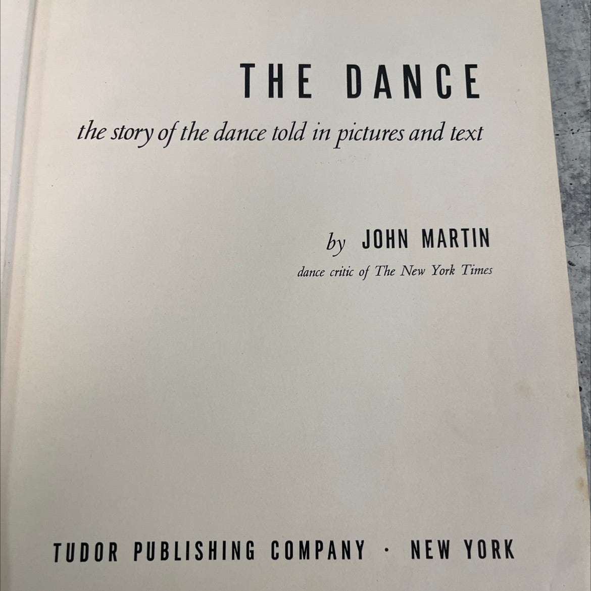 the dance book, by john martin, 1946 Hardcover, Vintage image 2