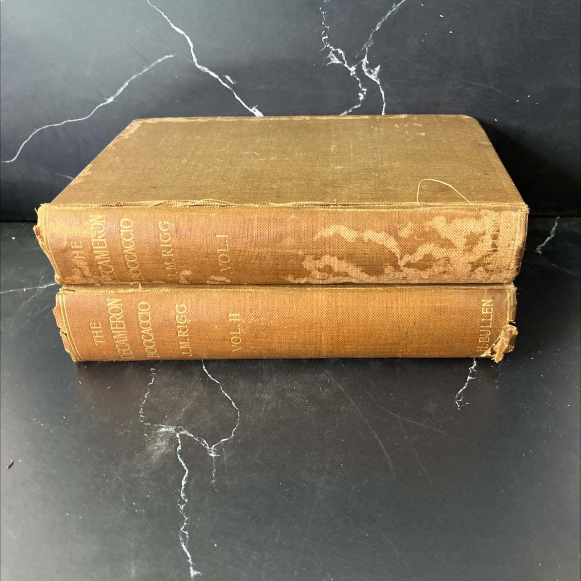 2 book set volumes one and two  - the decameron of giovanni boccaccio book, by giovanni boccaccio, 1903 Hardcover, image 4