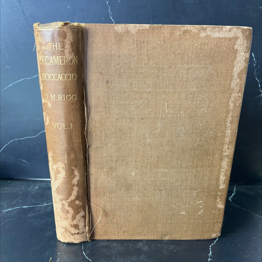 2 book set volumes one and two  - the decameron of giovanni boccaccio book, by giovanni boccaccio, 1903 Hardcover, image 1