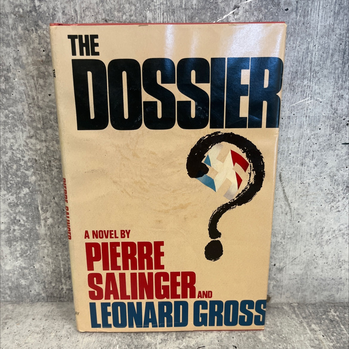 the dossier book, by Pierre Salinger and Leonard Gross, 1984 Hardcover, Vintage image 1