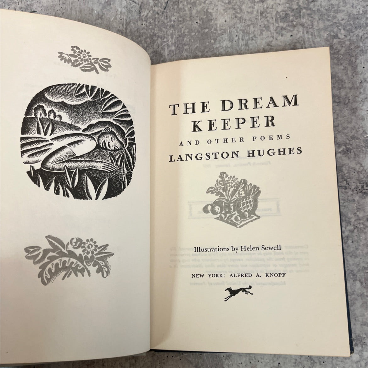 the dream keeper and other poems book, by langston hughes, 1967 Hardcover image 2