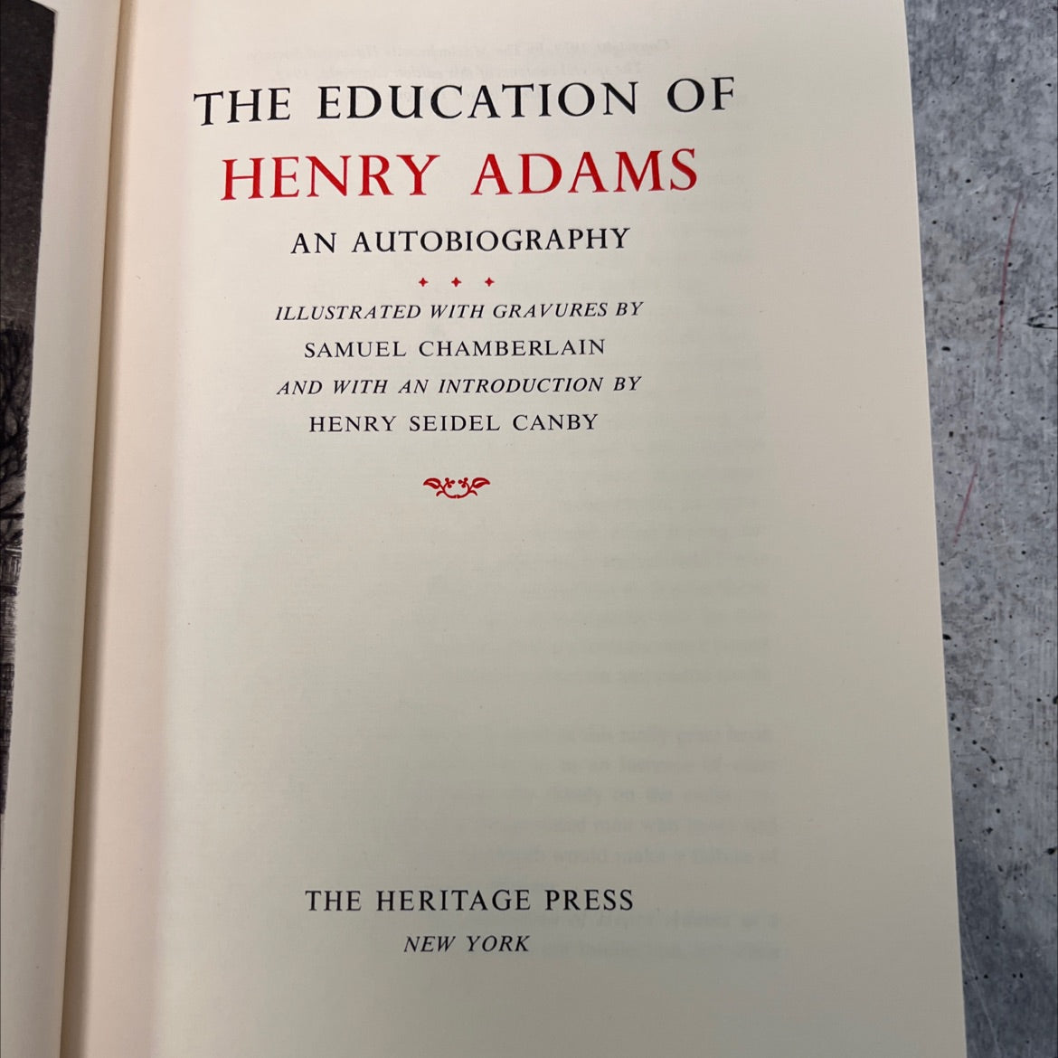 the education of henry adams an autobiography book, by henry adams, 1942 Hardcover, Vintage image 2