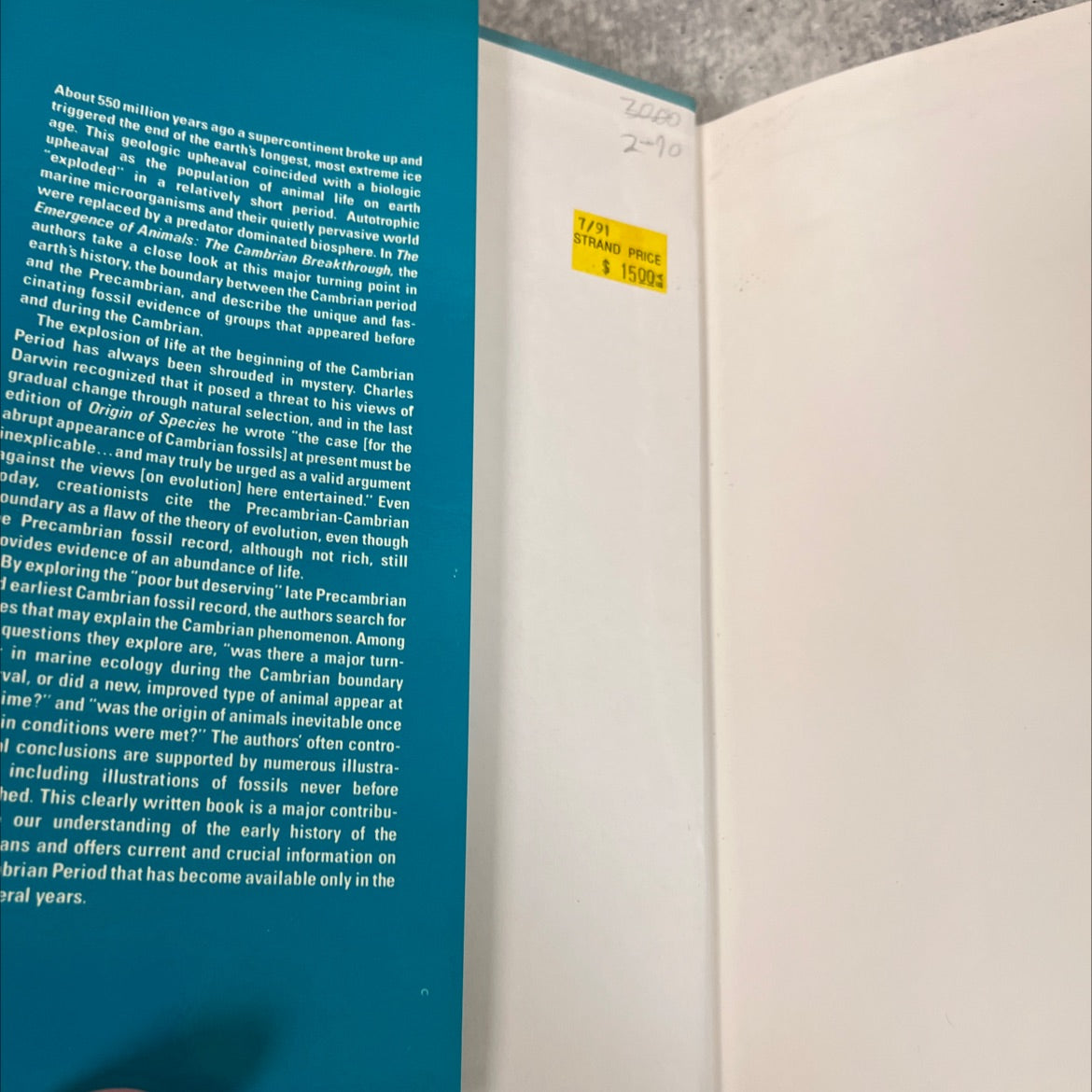 the emergence of animals: the cambrian breakthrough book, by Mark A. S. McMenamin and Dianna L. Schulte McMenamin, 1990 image 4