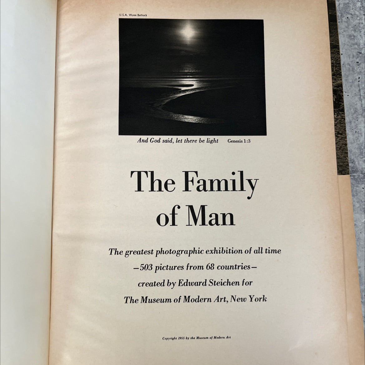 the family of man book, by unknown, 1955 Hardcover, Vintage image 2