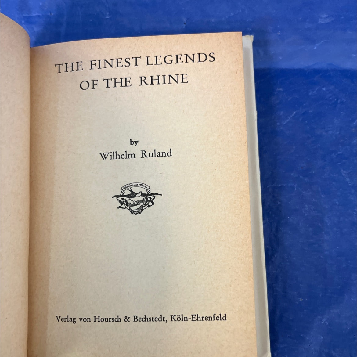 the finest legends of the rhine book, by wilhelm ruland, Unknown Hardcover image 3