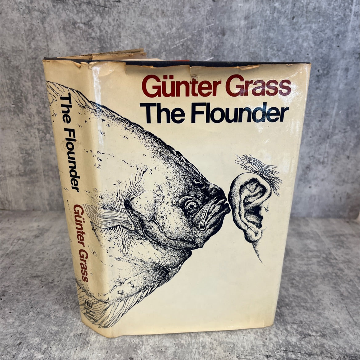 the flounder book, by günter grass, 1978 Hardcover, Vintage image 1