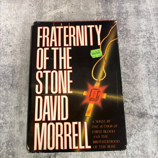 the fraternity of the stone book, by David Morrell, 1985 Hardcover image 1