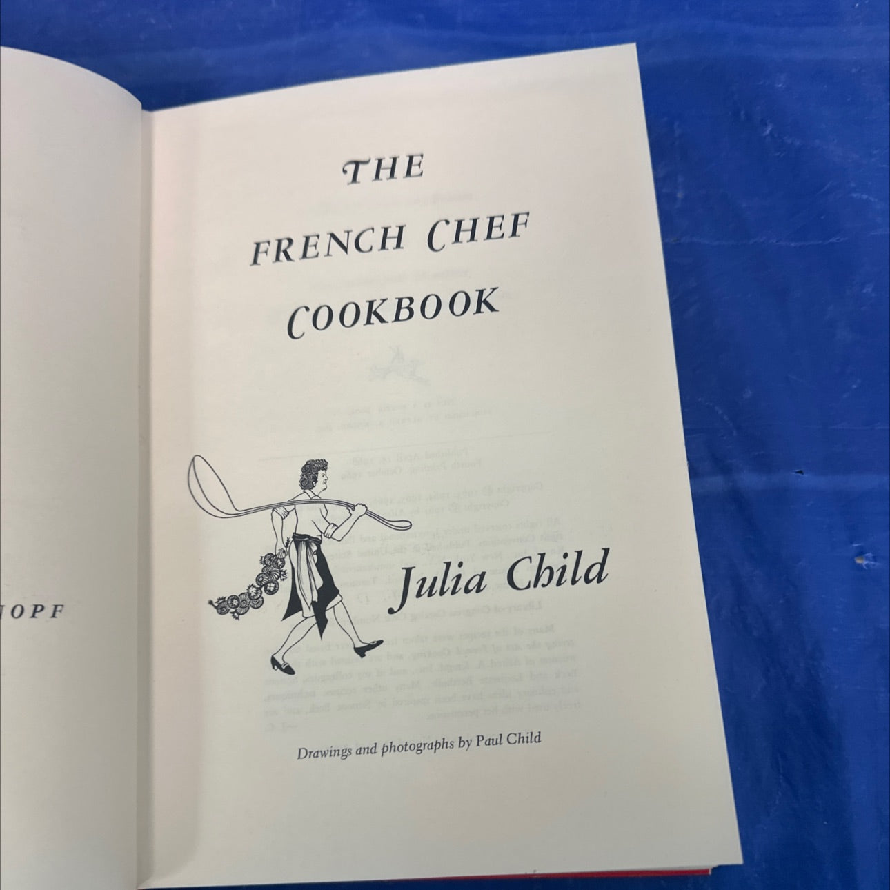 the french chef cookbook book, by Julia Child, 1968 Hardcover, First Edition image 2