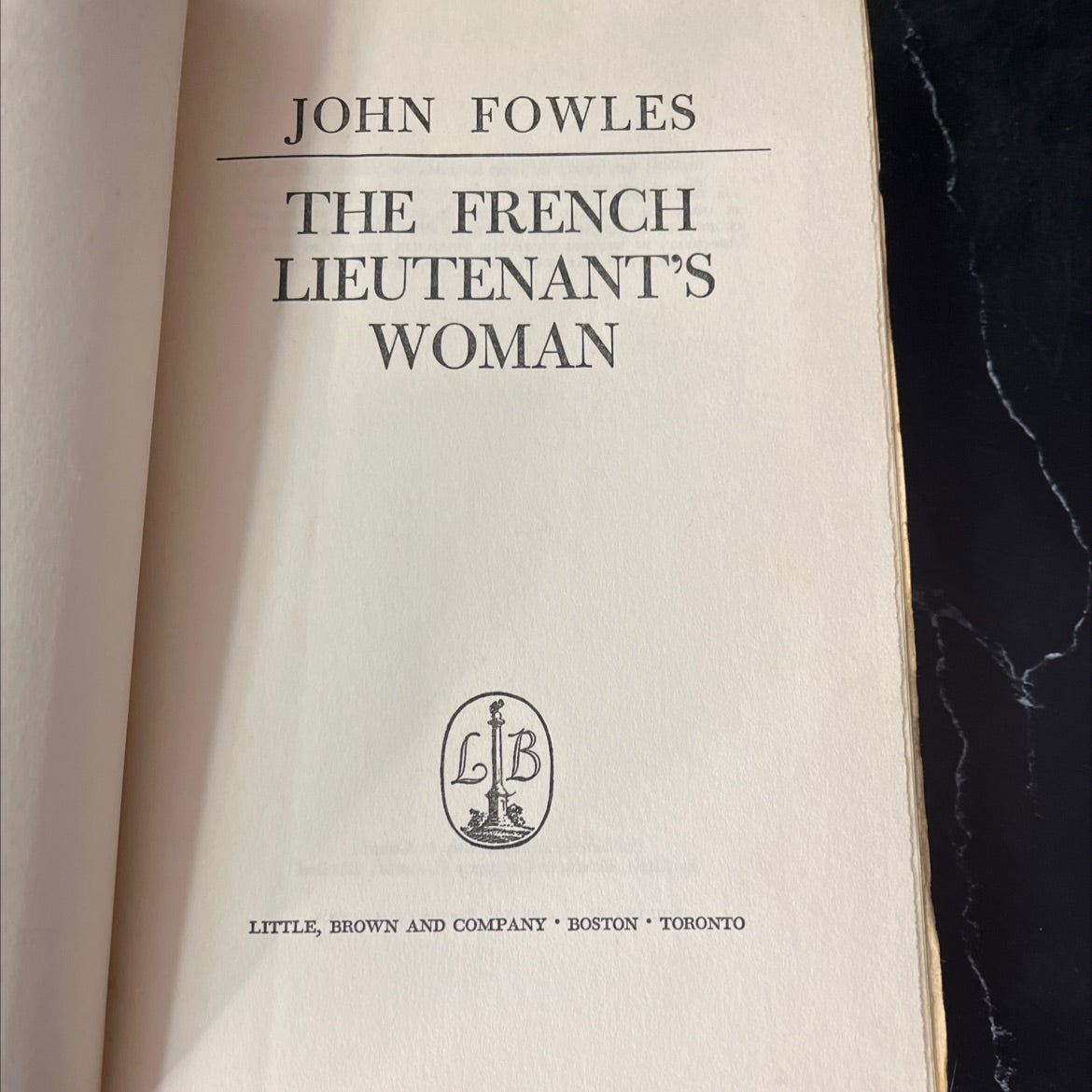 the french lieutenant's woman book, by john fowles, 1969 Hardcover, Vintage image 2