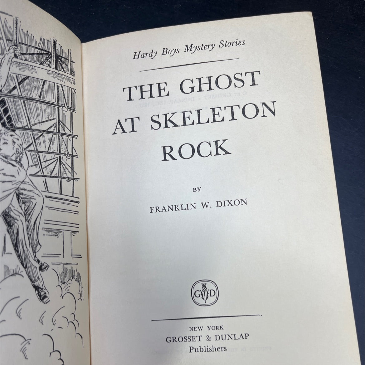 the ghost at skeleton rock book, by franklin w. dixon, 1957 Hardcover image 2