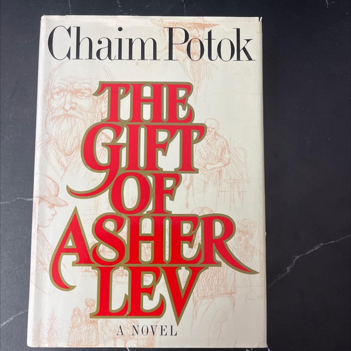 the gift of asher lev book, by chaim potok, 1990 Hardcover image 1