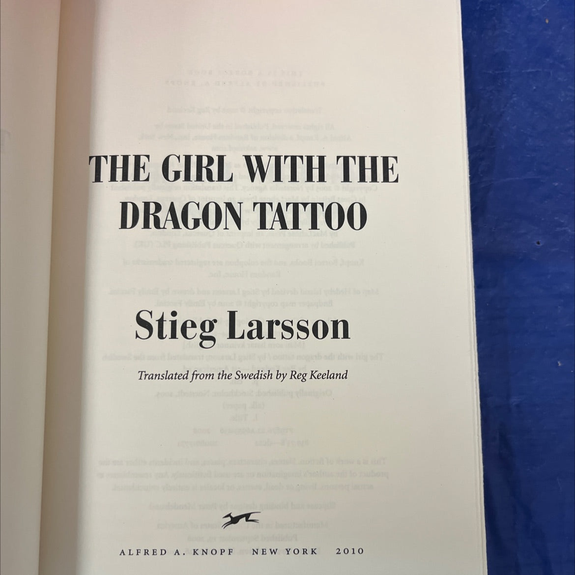 The Girl With The Dragon Tattoo complete set - the girl with the dragon tattoo book, by Stieg Larsson, 2010 Hardcover image 2