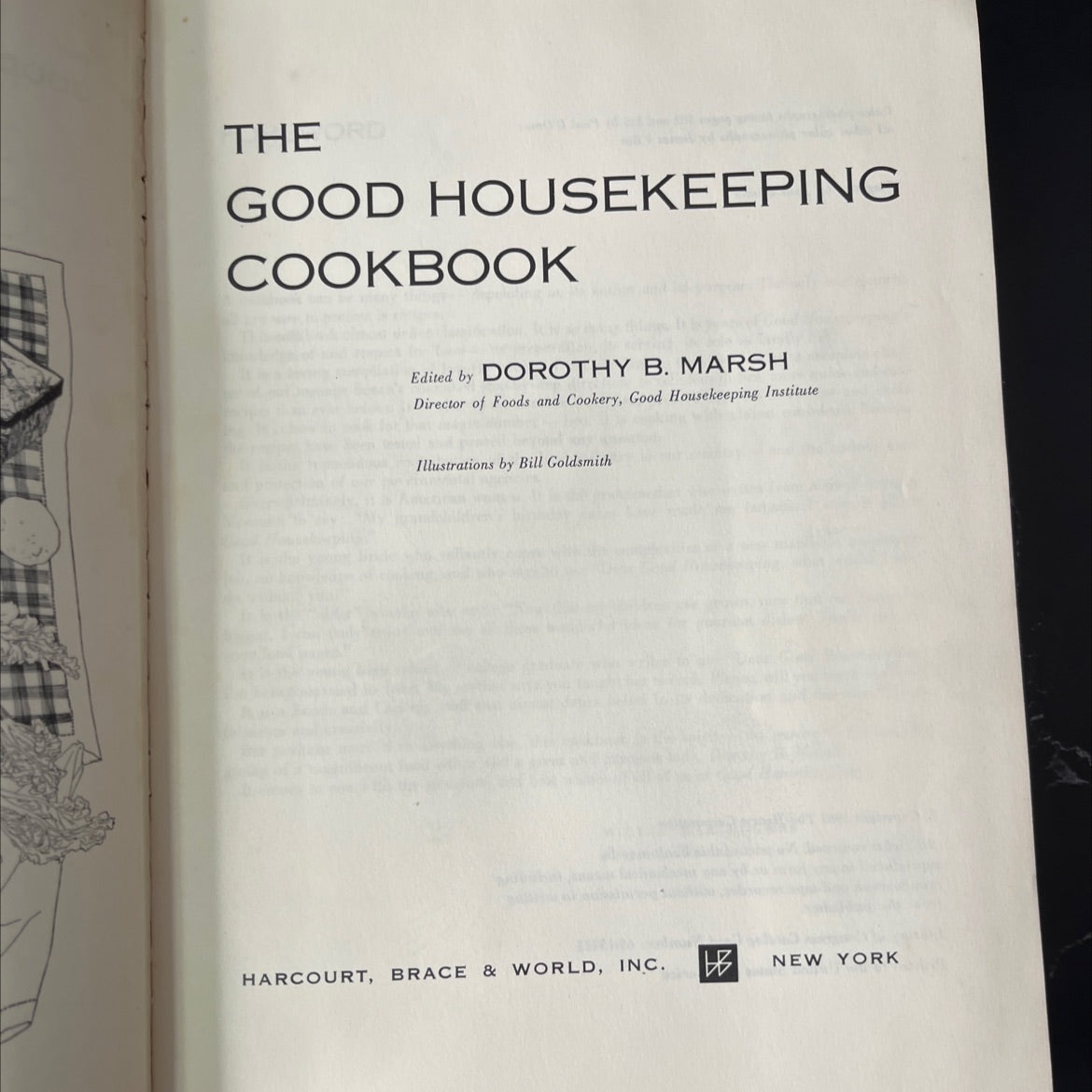 the good housekeeping cookbook book, by dorothy b. marsh, 1963 Hardcover, Vintage image 2