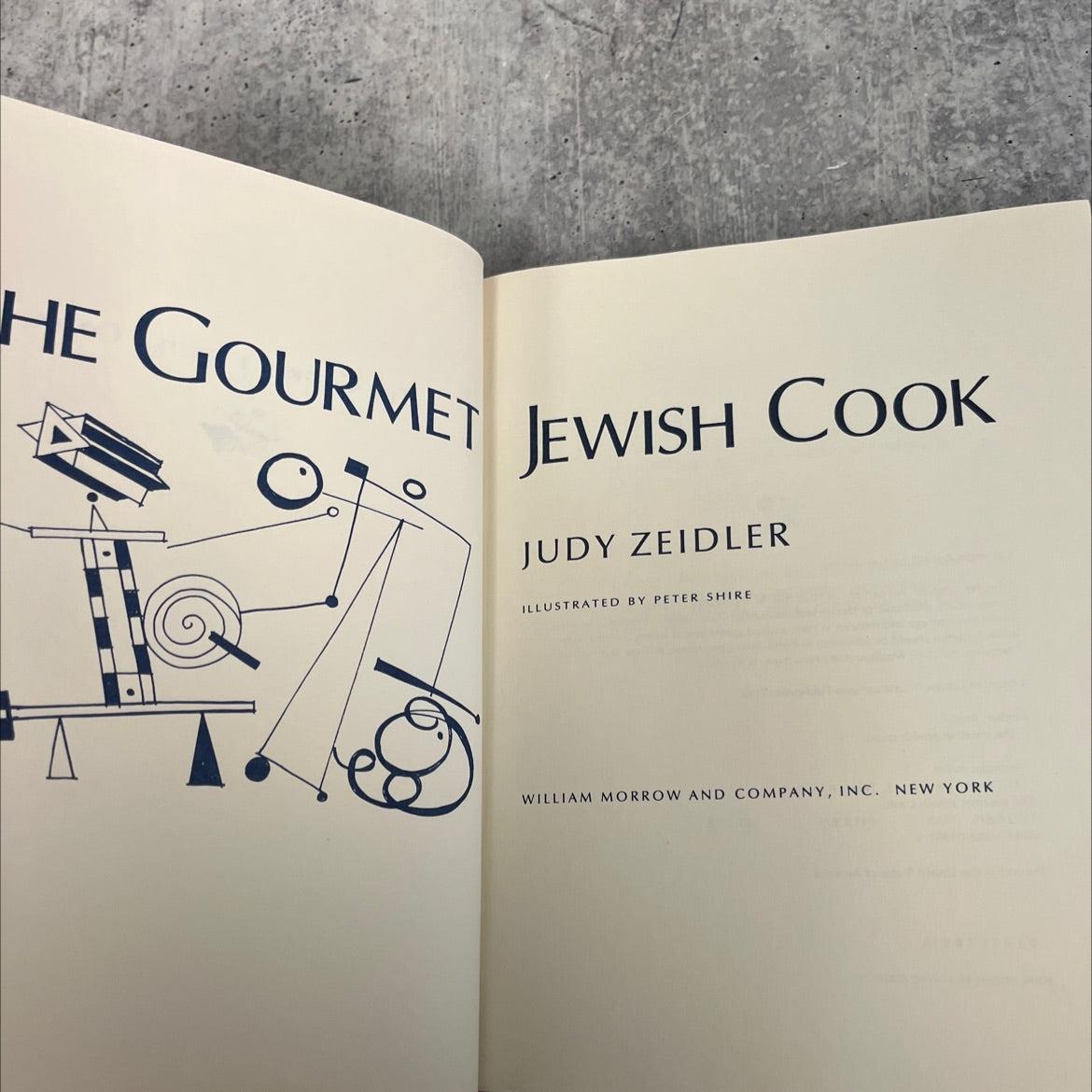 the gourmet jewish cook book, by Judy Zeidler, 1988 Hardcover image 2