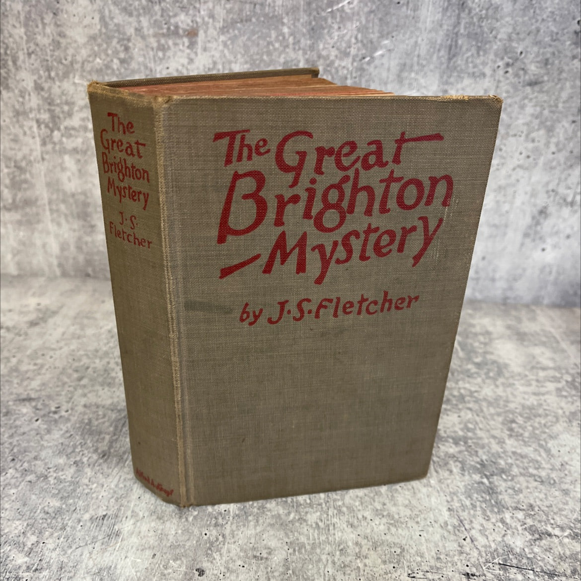 the great brighton mystery book, by j. s. fletcher, 1926 Hardcover, Vintage image 1