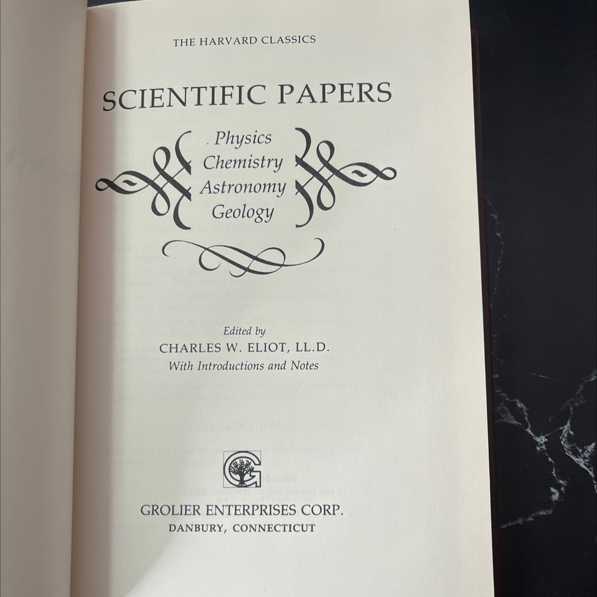 the harvard classics scientific papers physics chemistry astronomy geology book, by charles w. eliot, ll.d., 1985 image 2