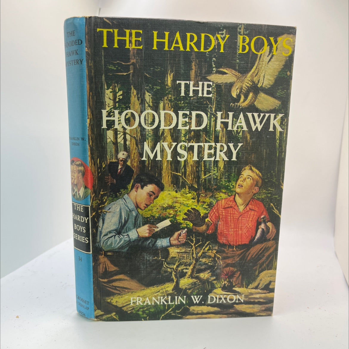 the hooded hawk mystery book, by franklin w. dixon, 1954 Hardcover image 1