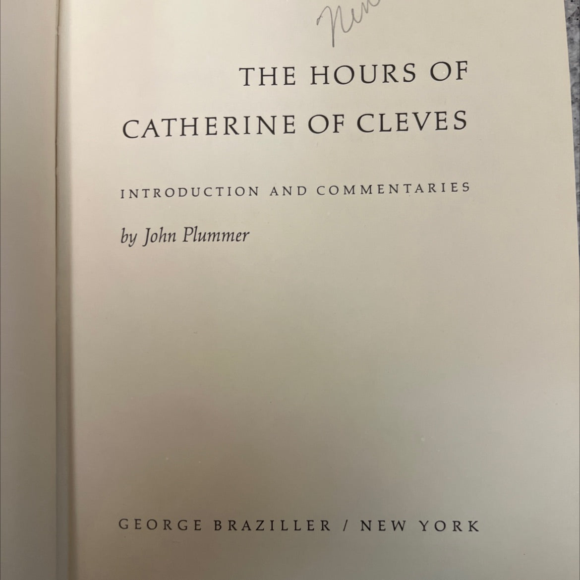 the hours of catherine of cleves book, by John Plummer, 1970 Hardcover, Vintage, Folio image 2