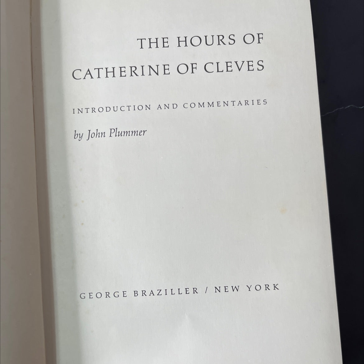 the hours of catherine of cleves book, by John Plummer, 1970 Hardcover, Vintage, Folio image 2