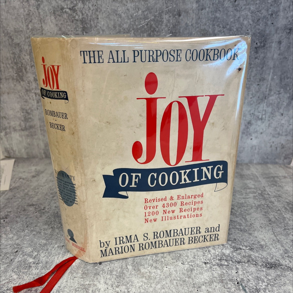 the joy of cooking book, by irma s. rombauer, marion rombauer becker, 1970 Hardcover, Vintage image 1