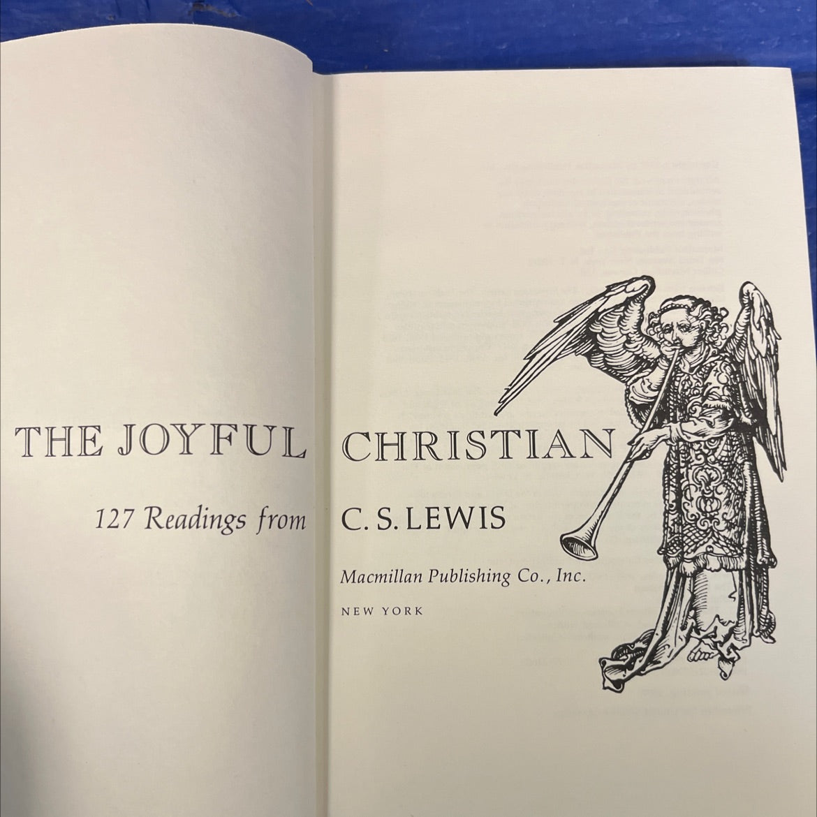 the joyful christian book, by c. s. lewis, 1977 Hardcover image 2