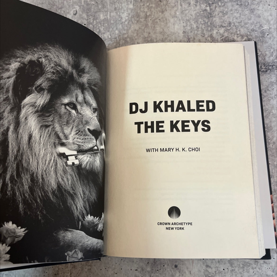 SIGNED the keys book, by DJ Khaled, 2016 Hardcover, First Edition image 2