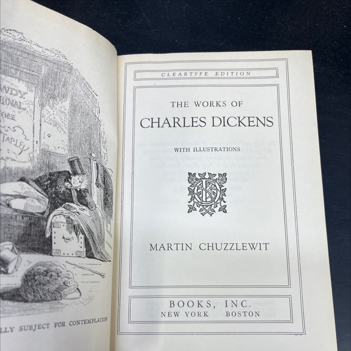 the life and adventures of martin chuzzlewit book, by charles dickens, 1868 Hardcover image 2