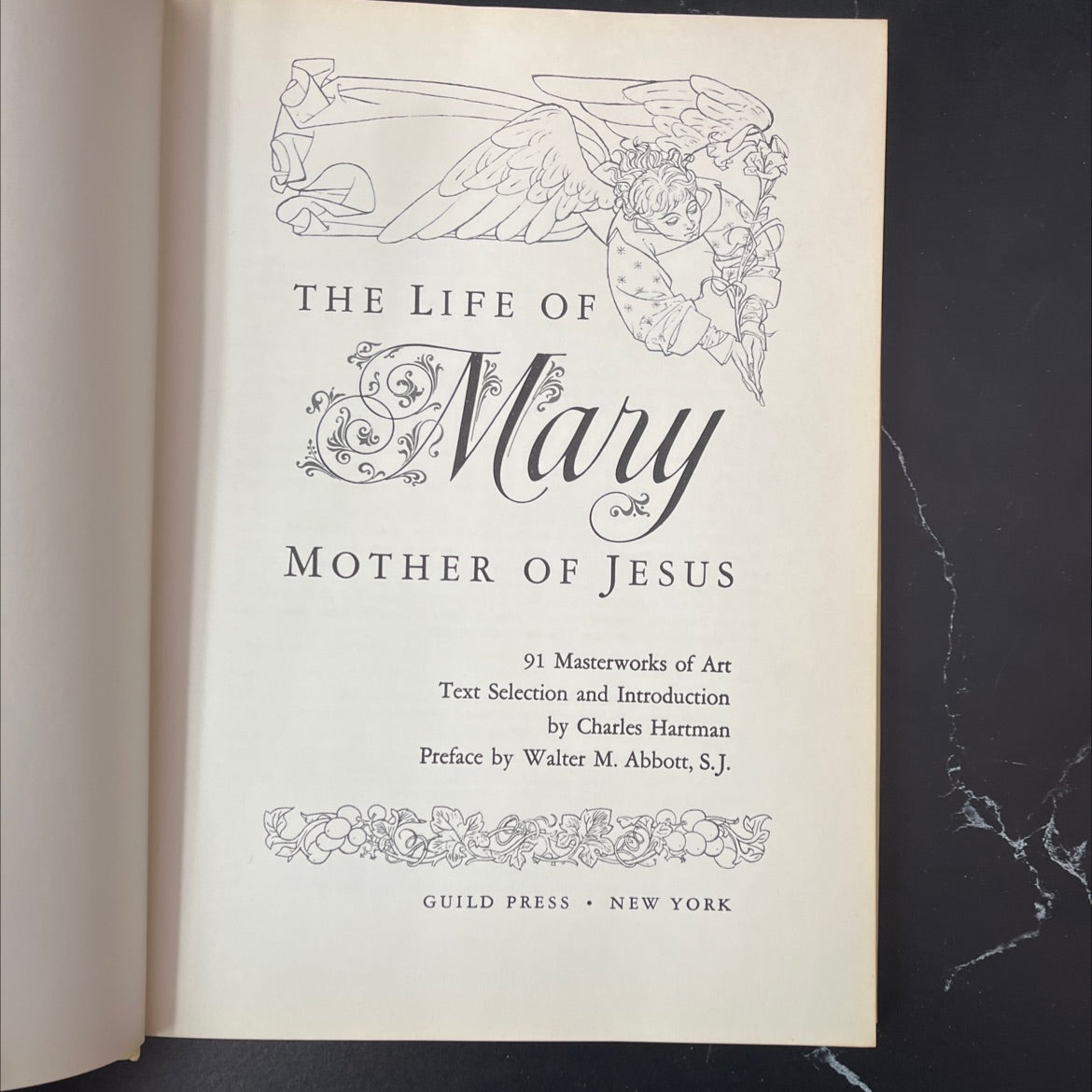 the life of mary mother of jesus book, by charles hartman, 1963 Hardcover, Vintage image 2