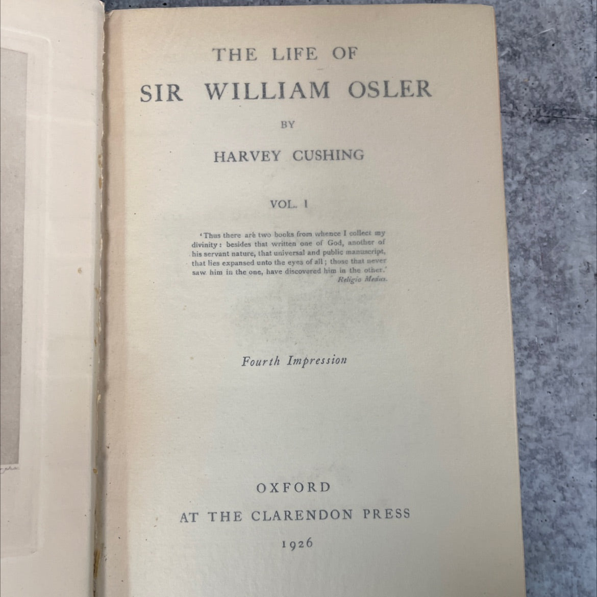 The Life Of Sir William Osler - the life of sir william osler book, by harvey cushing, 1926 Hardcover, Vintage image 2