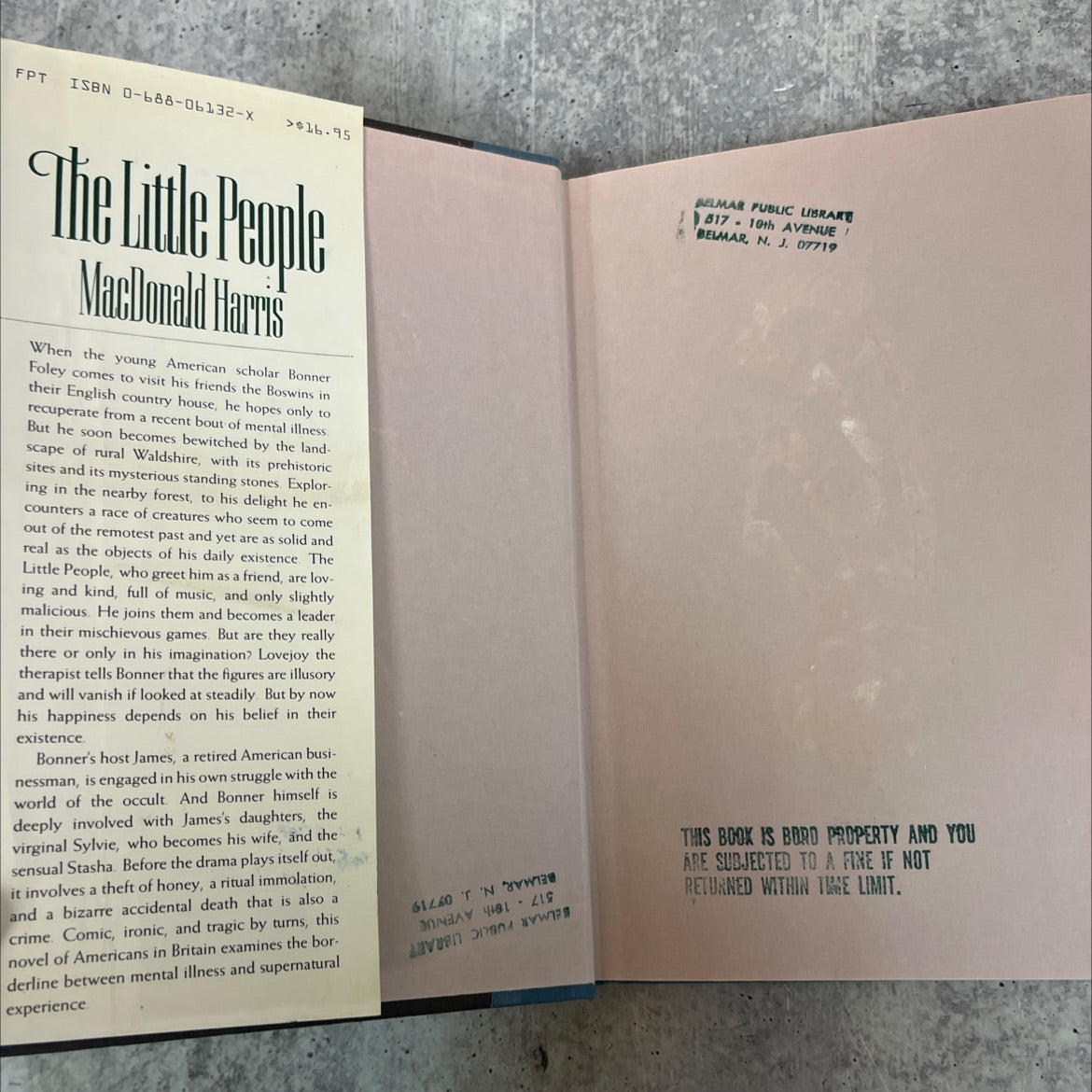 the little people book, by MacDonald Harris, 1986 Hardcover image 4