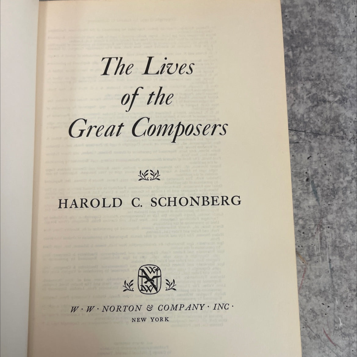 the lives of the great composers book, by harold c. schonberg, 1970 Hardcover image 2