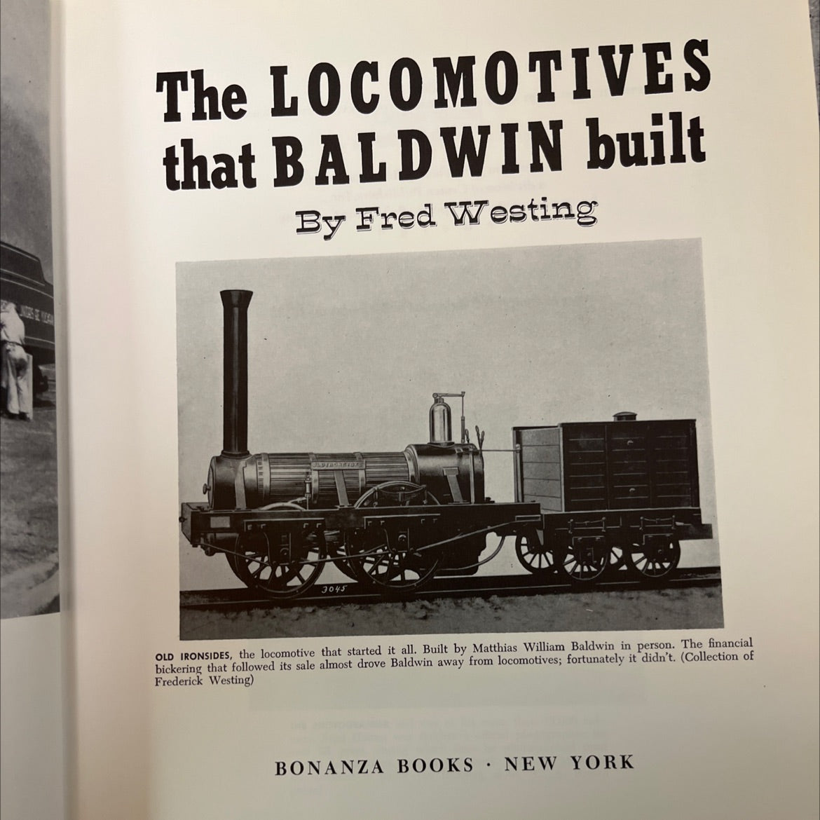 the locomotives that baldwin built book, by Fred Westing, 1966 Hardcover image 2