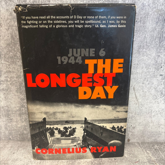 the longest day book, by cornelius ryan, 1959 Hardcover, Vintage image 1