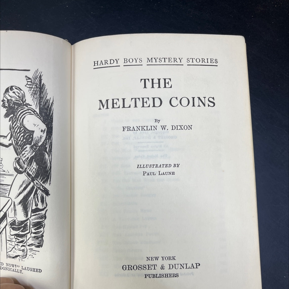 the melted coins book, by franklin w. dixon, 1944 Hardcover image 2