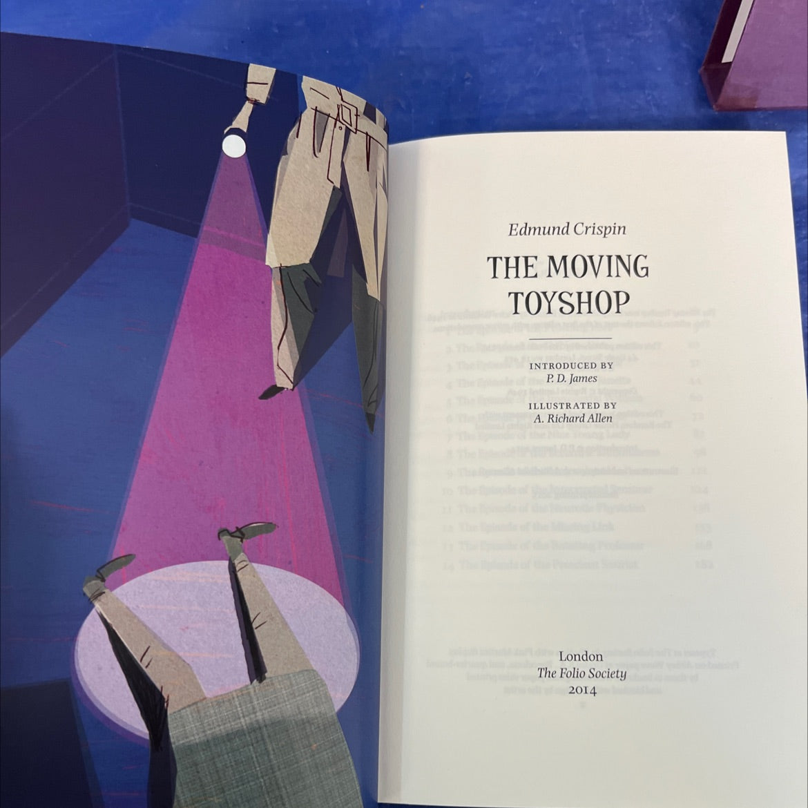 the moving toyshop book, by edmund crispin, 2014 Hardcover image 2