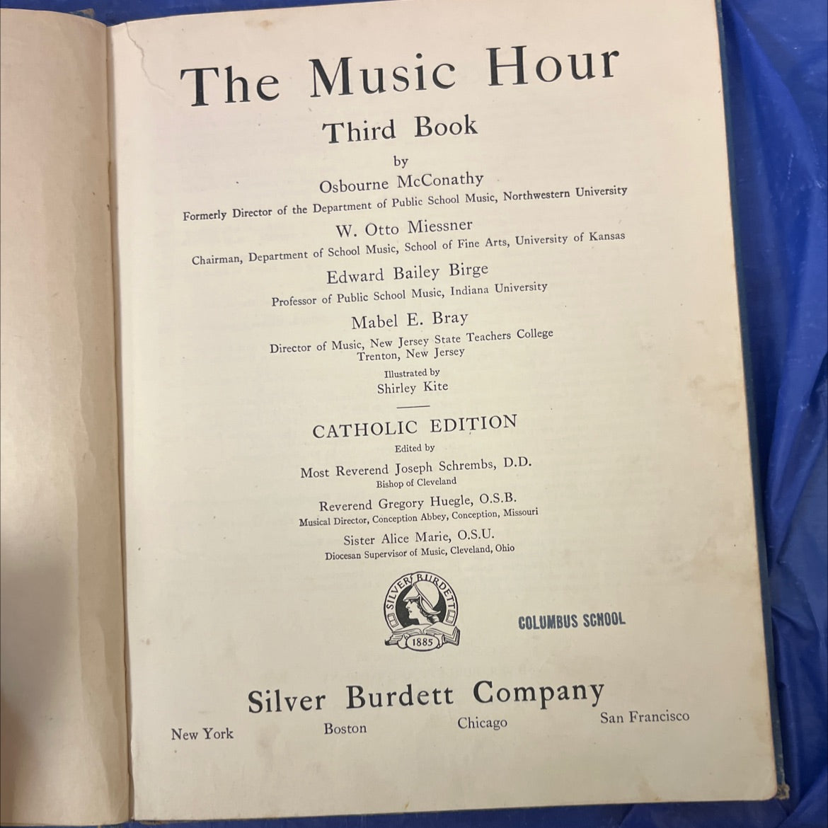 the music hour third book book, by osbourne mcconathy, 1931 Hardcover image 2