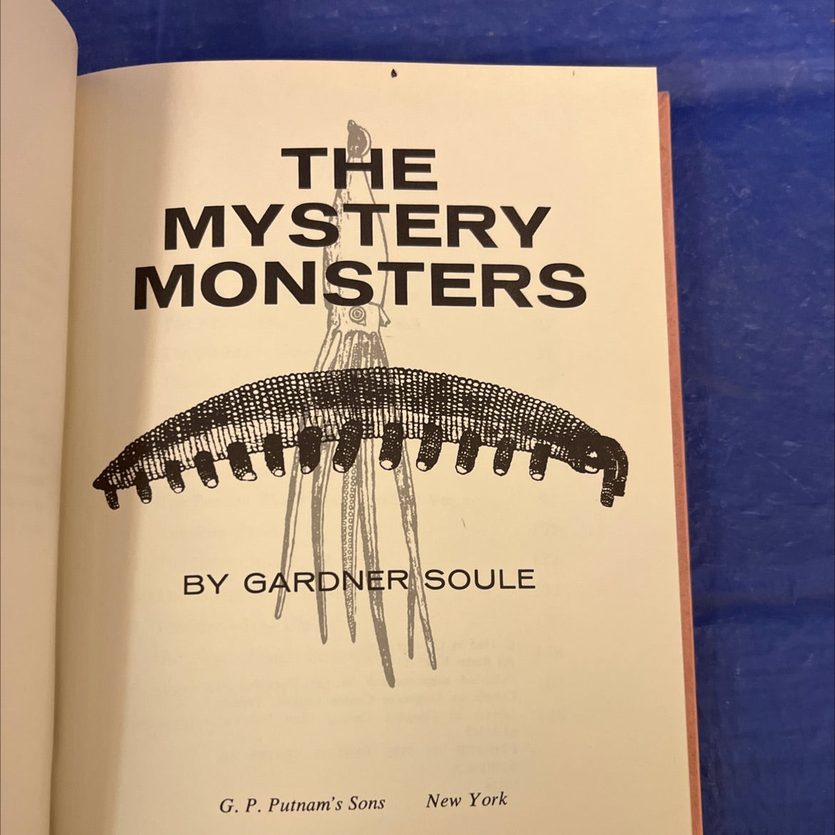 the mystery monsters book, by gardner soule, 1965 Hardcover image 2