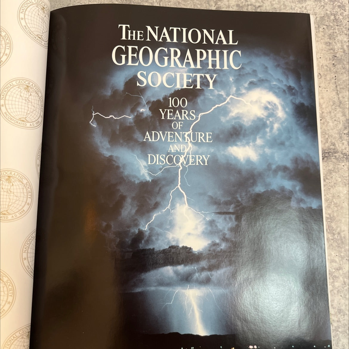 the national geographic society: 100 years of adventure and discovery book, by C. D. B. Bryan, 1997 Leather image 2