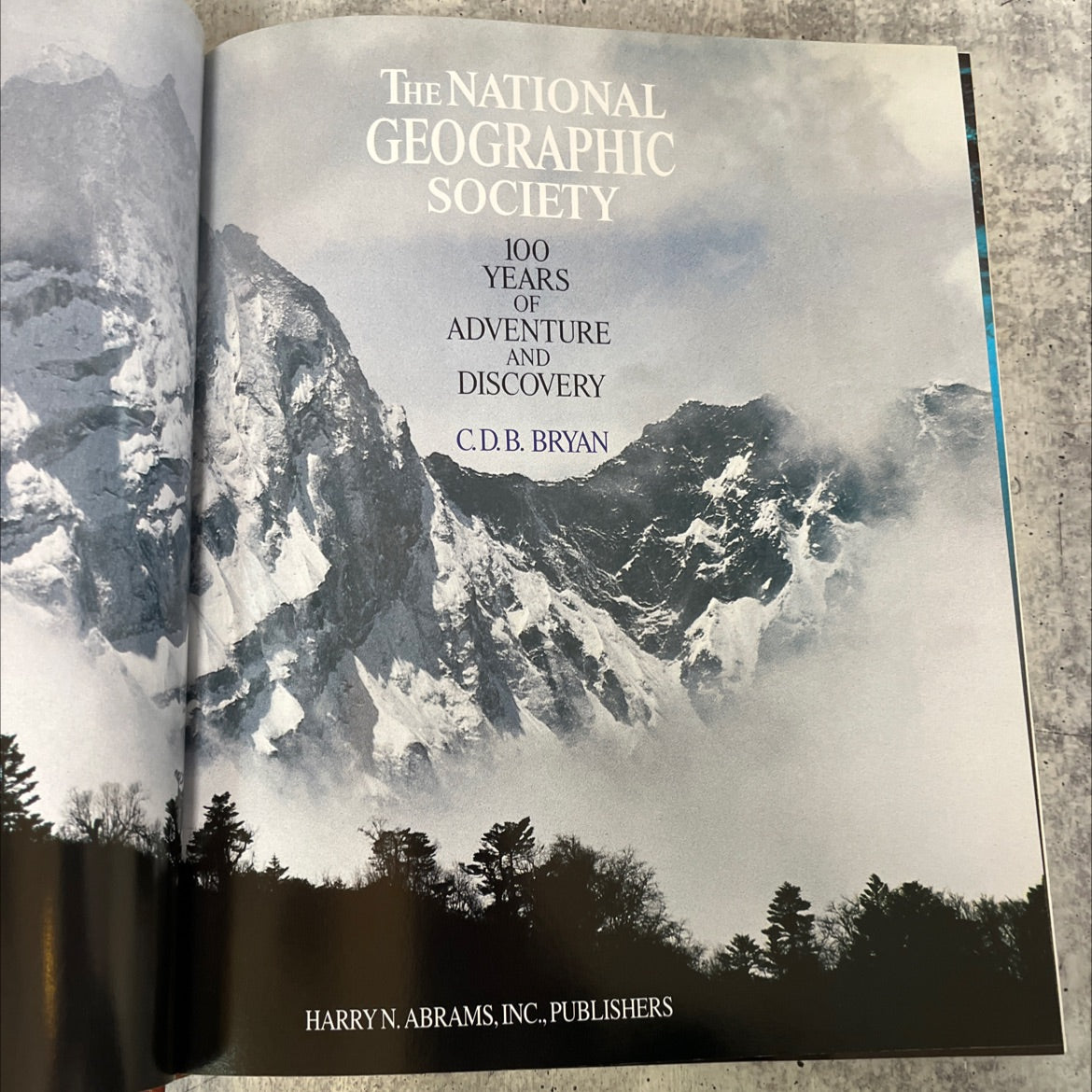 the national geographic society 100 years of adventure and discovery book, by c.d.b. bryan, 1997 Leather image 2