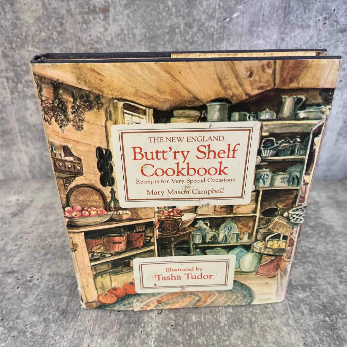 the new england butt'ry shelf cookbook book, by mary mason campbell, 1982 Hardcover image 1