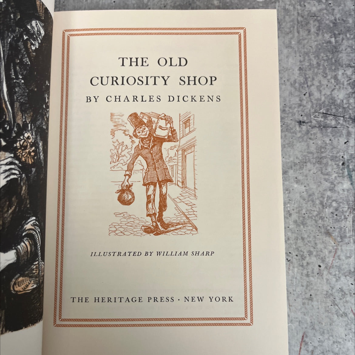 the old curiosity shop book, by charles dickens, 1941 Hardcover image 2